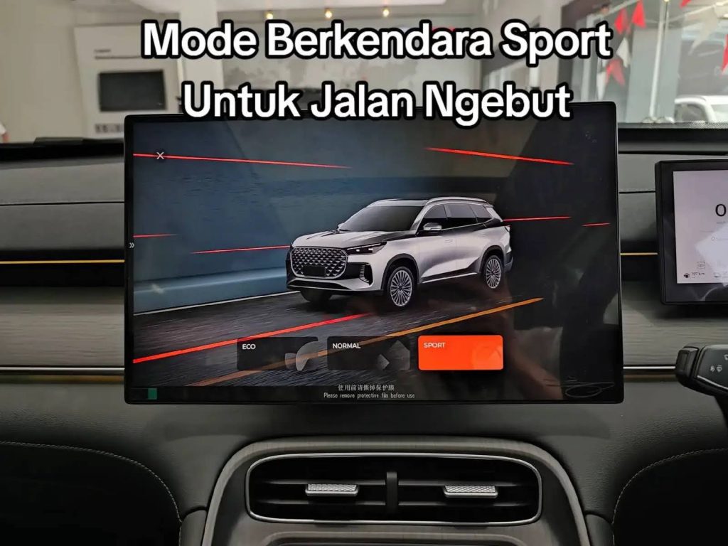 Mode sportpada tiggo 8 csh