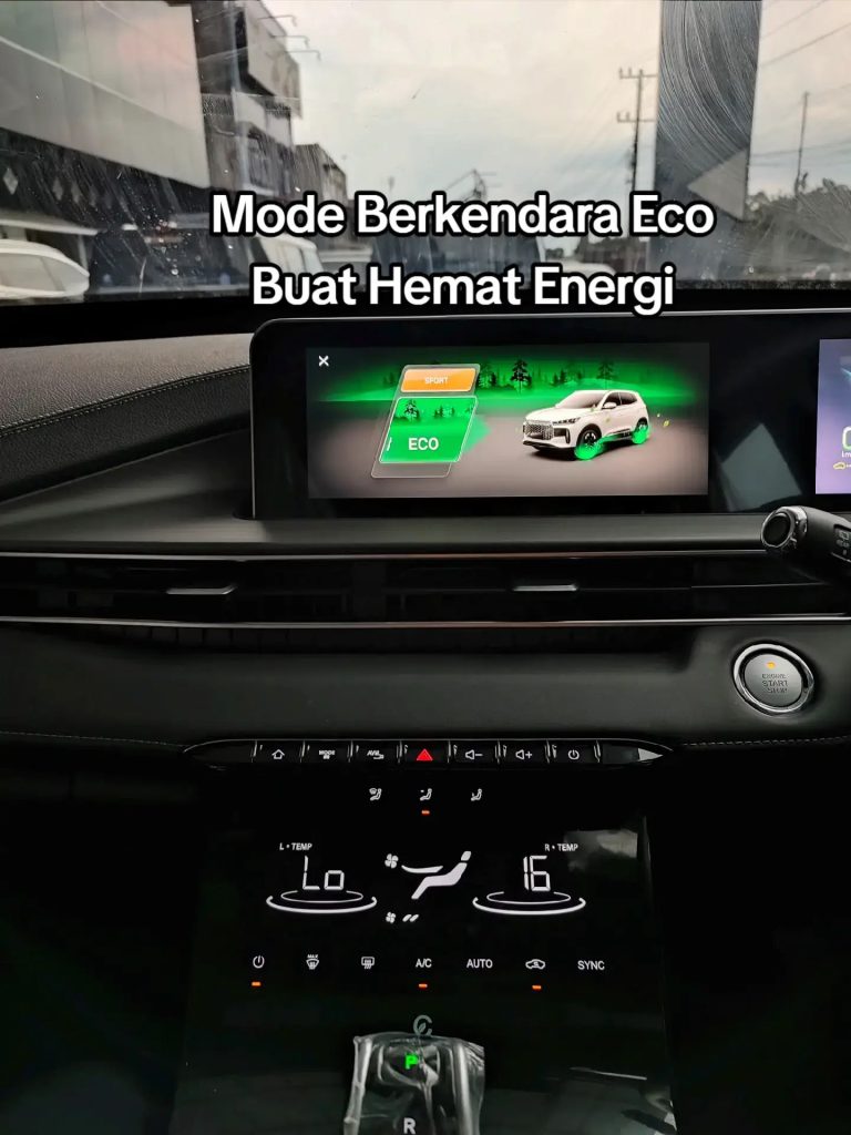 Mode berkendara Eco untuk menambah kehematan